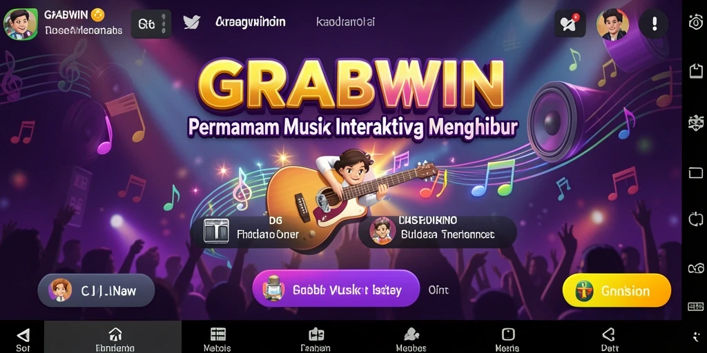 Tampilan gameplay interaktif dan seru di GRABWIN.