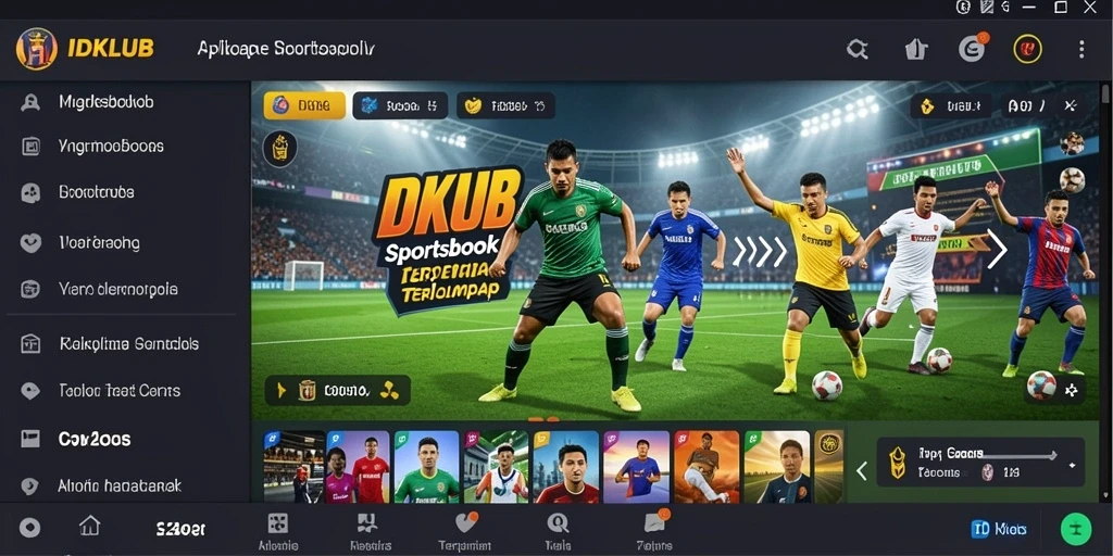 Tampilan screenshot IDKLUB menampilkan fitur taruhan olahraga yang menarik.