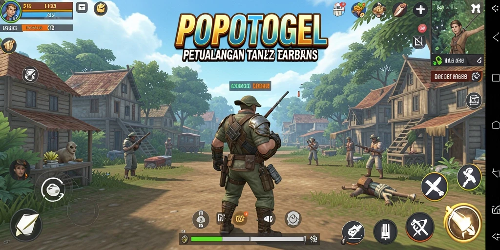 Screenshot menampilkan gameplay Open World POPOTOGEL yang seru dan imersif.